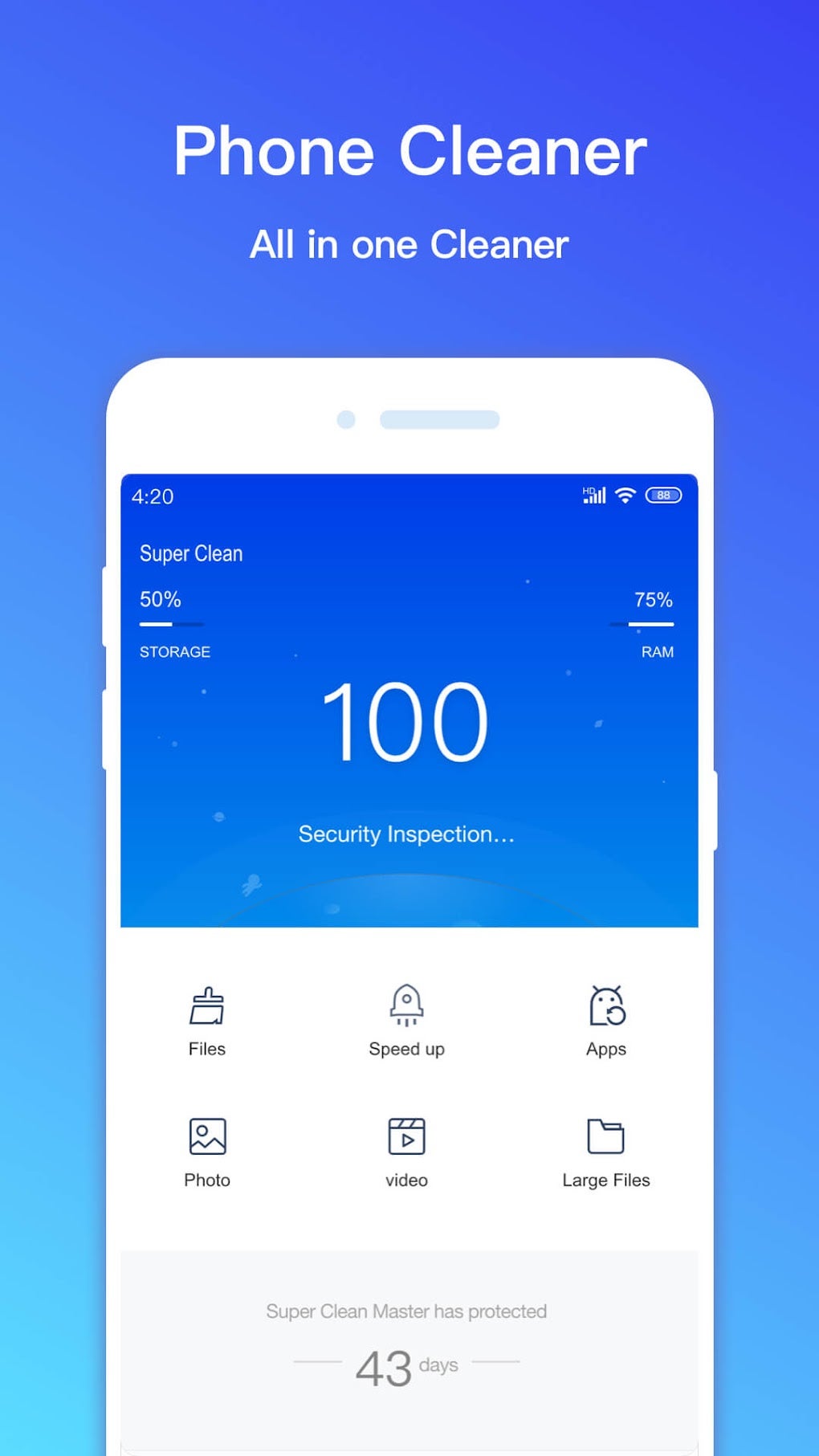 Super Clean Master of Cleaner для Android — Скачать