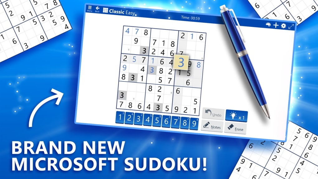 Suavemente Ventana mundial Ejemplo Microsoft Sudoku - Descargar