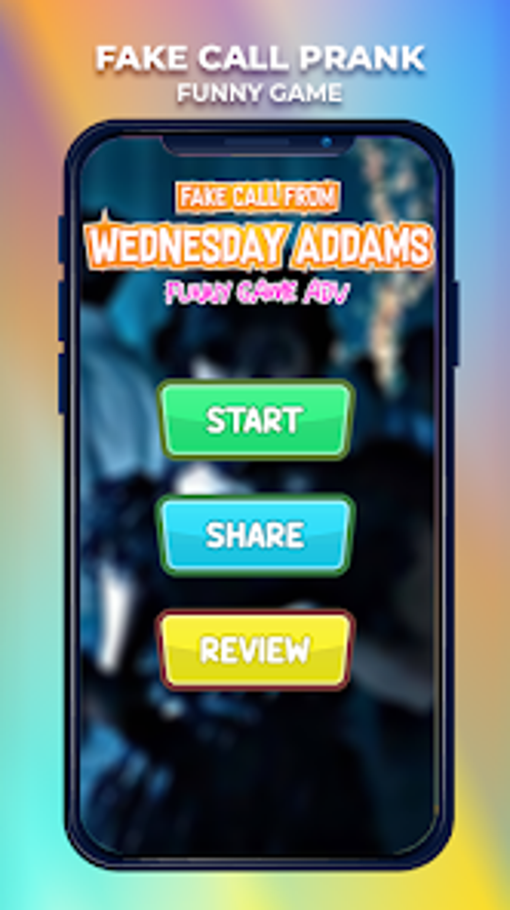 Wednesday Addams Game Fakecall для Android — Скачать