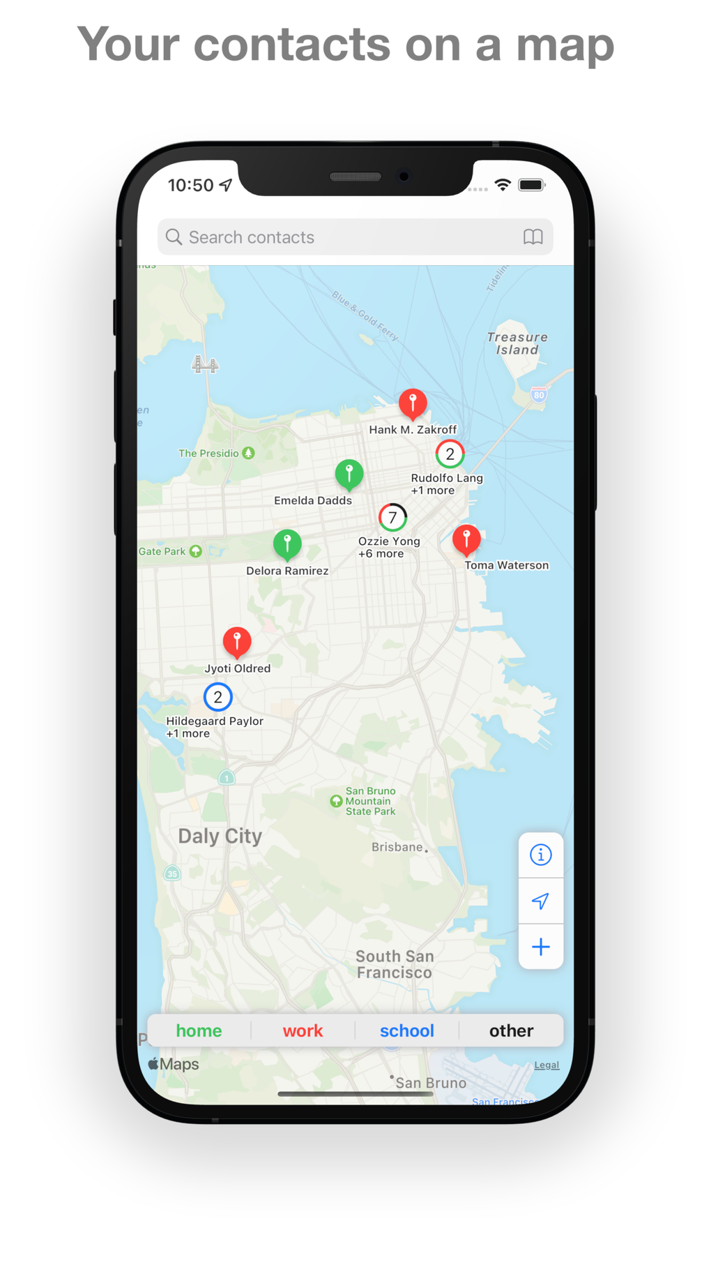 Sidewalk Contact Mapping for - Sidewalk Contact Mapping Screenshot 