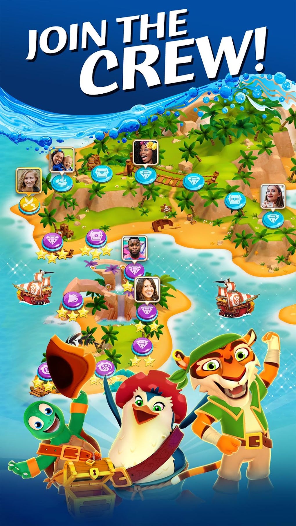 Pirate Puzzle Blast - Match 3 Adventure для Android — Скачать