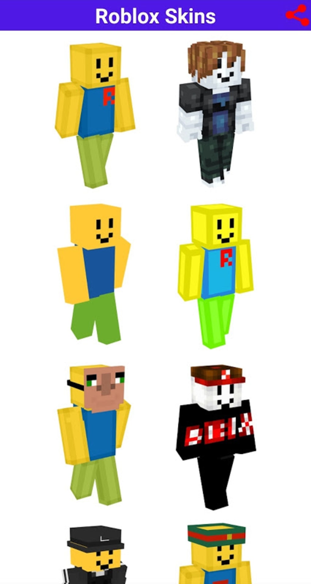 Skin Roblox for Minecraft for Android - Free App Download