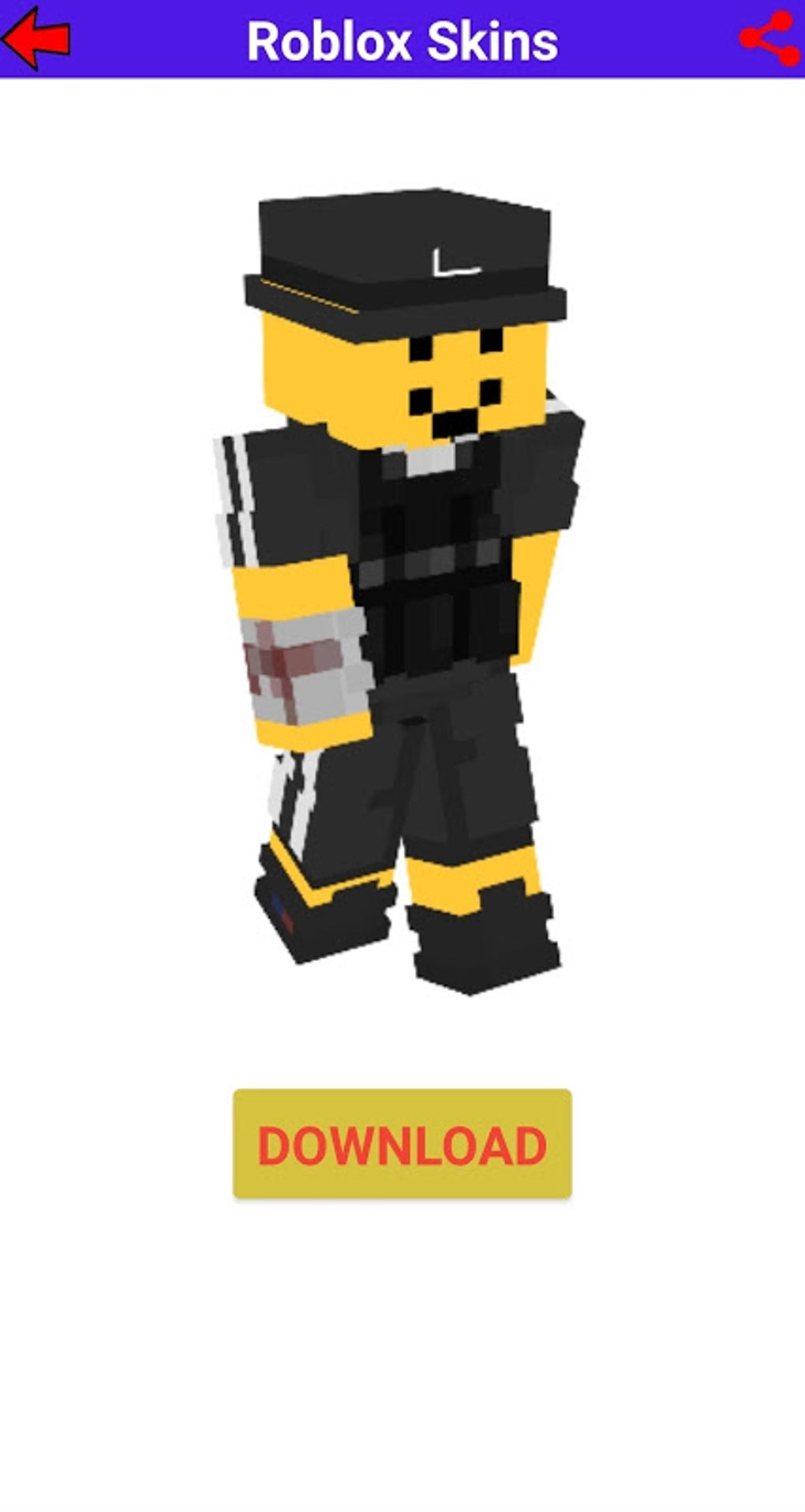 Roblox Skins for Minecraft для Android — Скачать