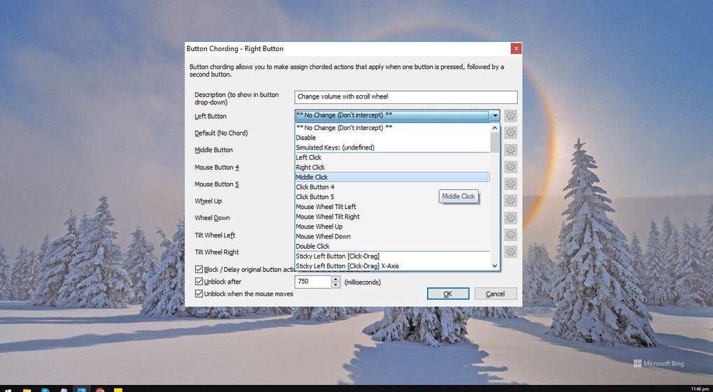 x mouse button control download