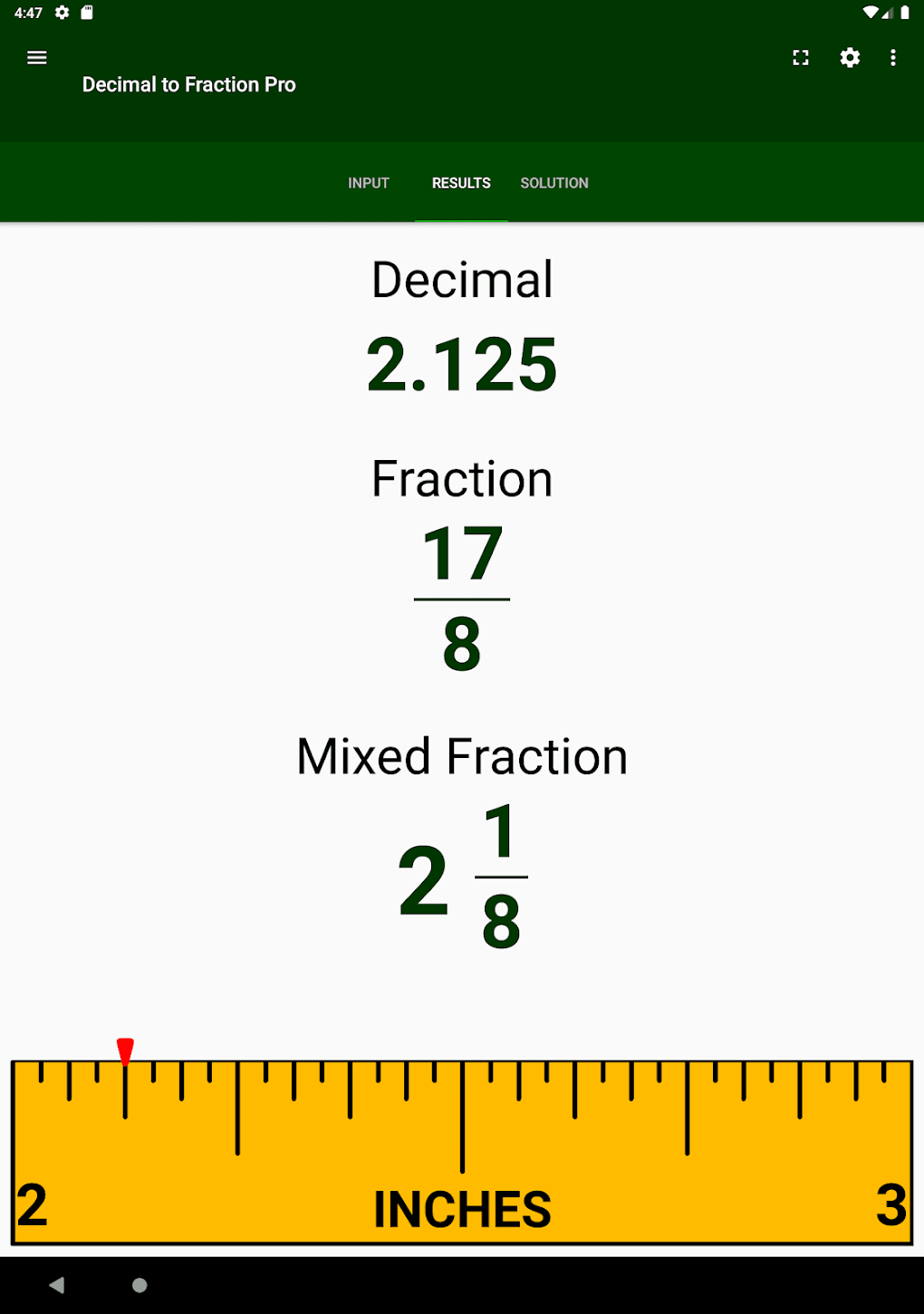 Decimal To Fraction Calculator