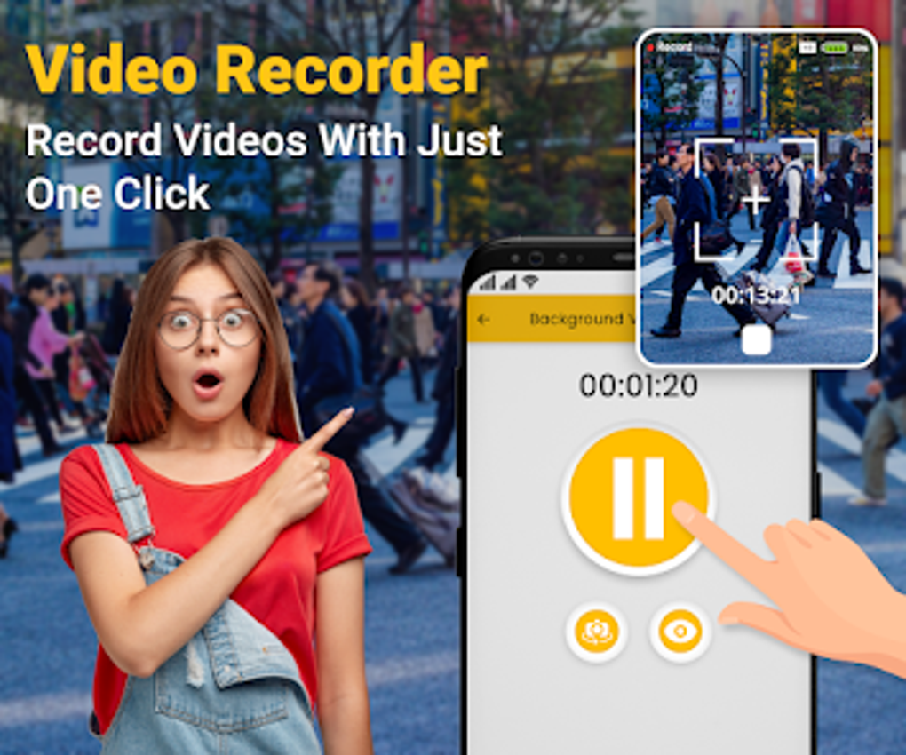 Android Background Video Recording App 