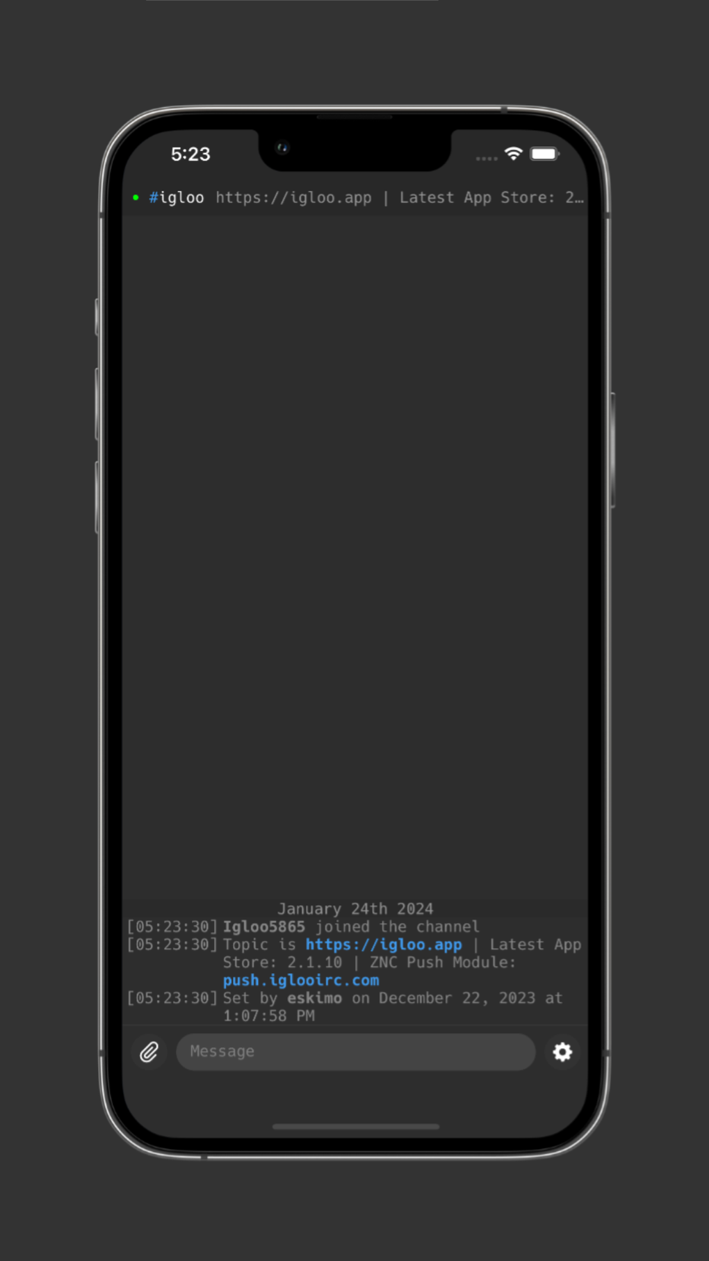 Igloo - IRC Client para iPhone - Download