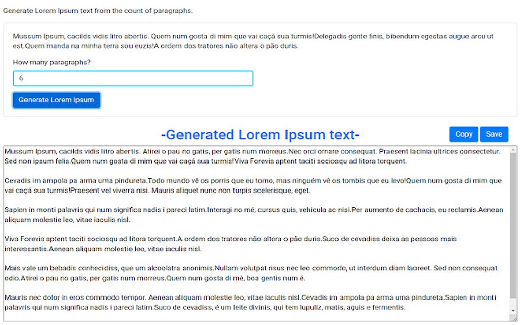 Lorem Ipsum Generator สำหรับ Google Chrome - ส่วนขยาย ดาวน์โหลด