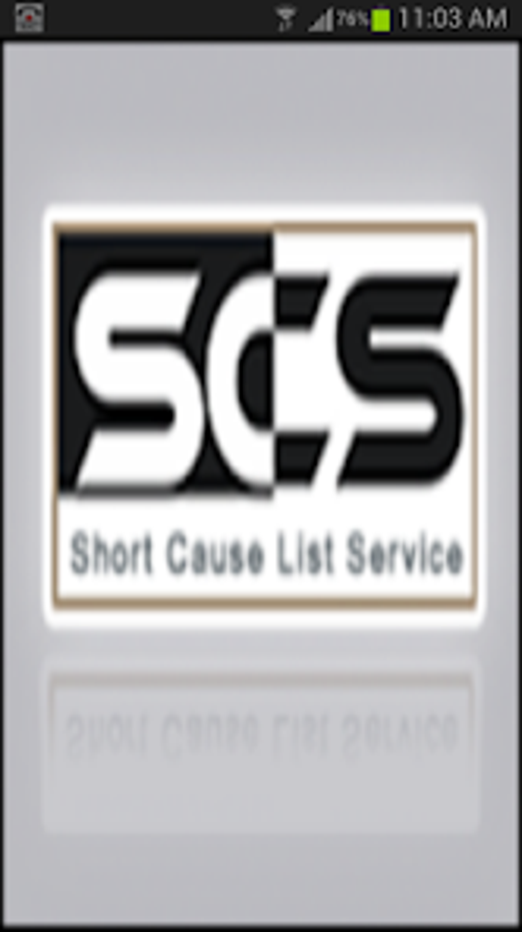 SCS High Court Causelist For Android Download