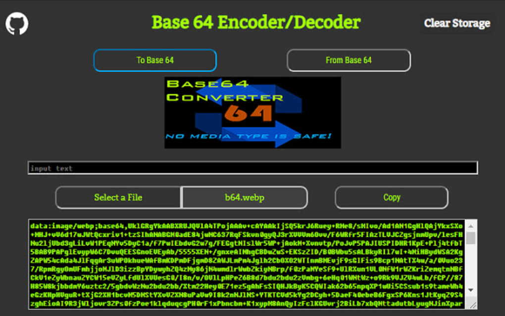 easy base64 encoding