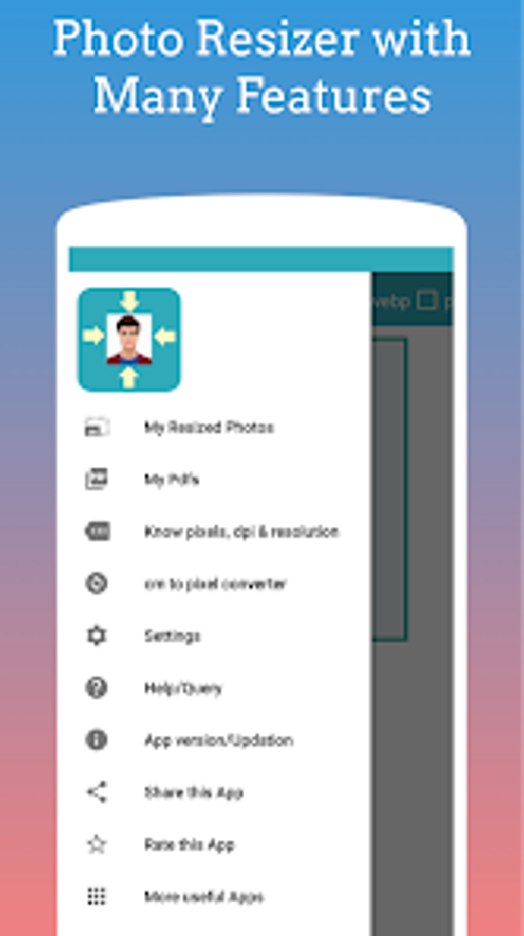 Photo resizer for form fill up for android download