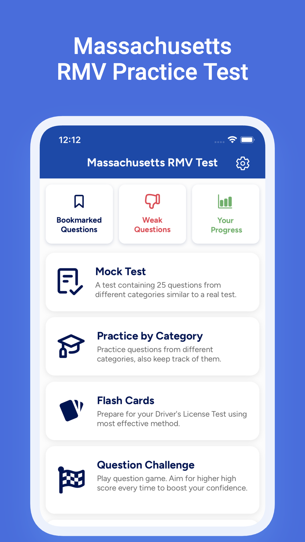 MA RMV Permit Practice Test Para IPhone - Download