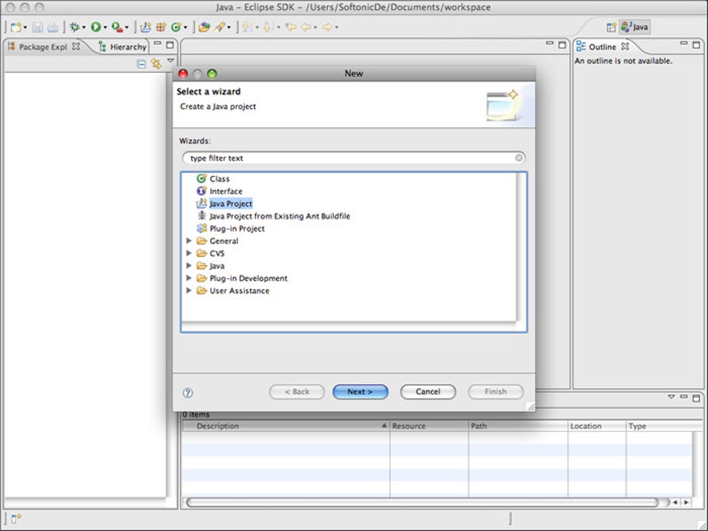 eclipse for mac jdbc sql