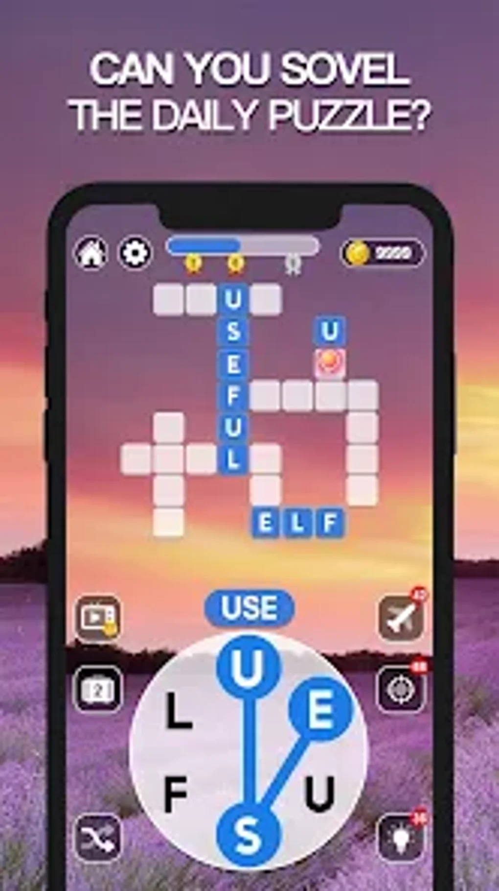 Word Crossing-Lucky Word Games для Android — Скачать