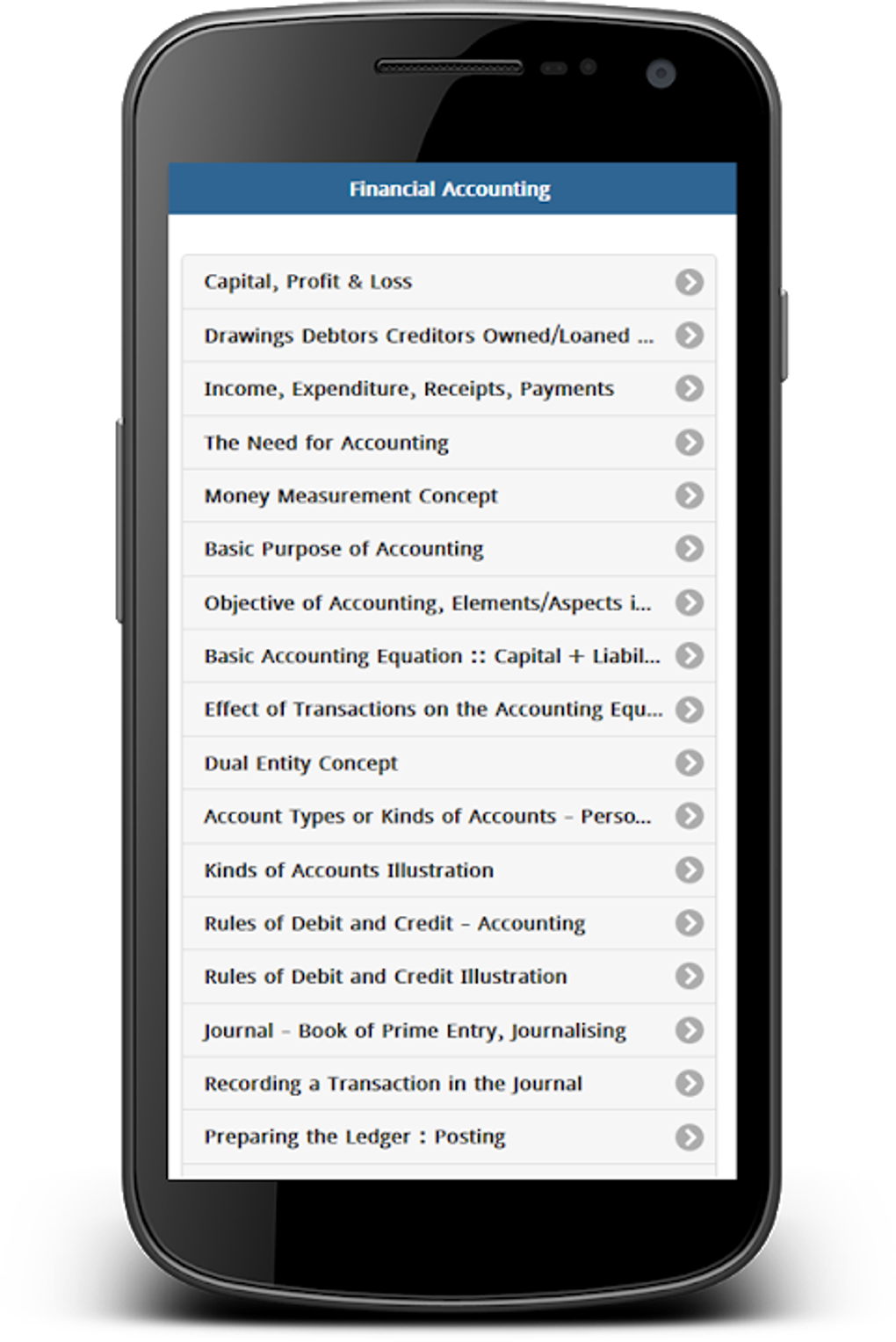 Financial Accounting APK Para Android Descargar