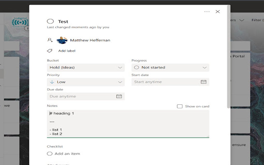 MS Planner Markdown Extension for Google Chrome - Extension Download