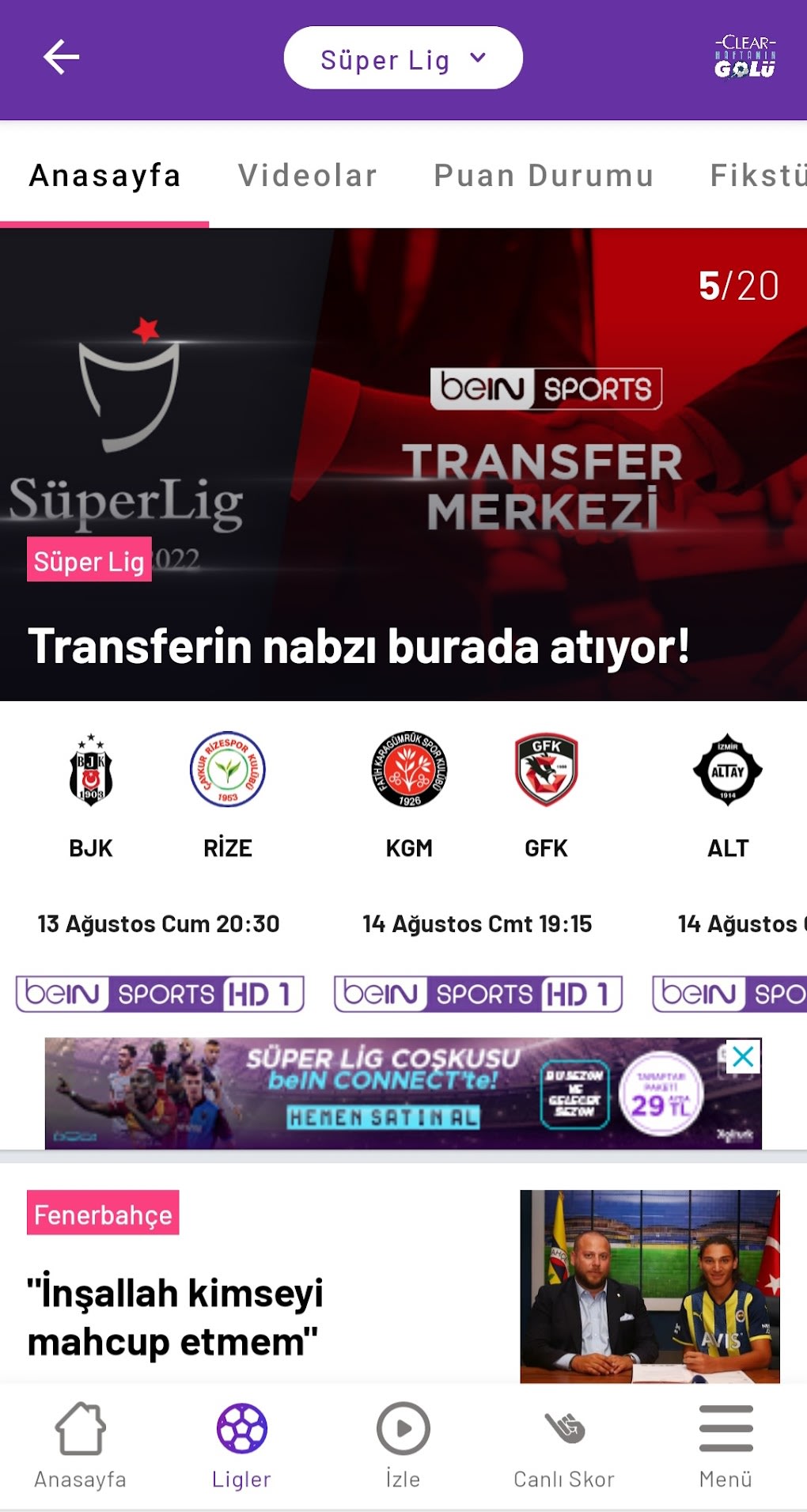 beIN SPORTS TR APK for Android