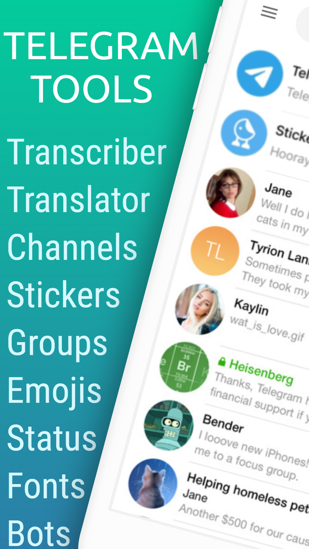 Telegram Tools для iPhone — Скачать