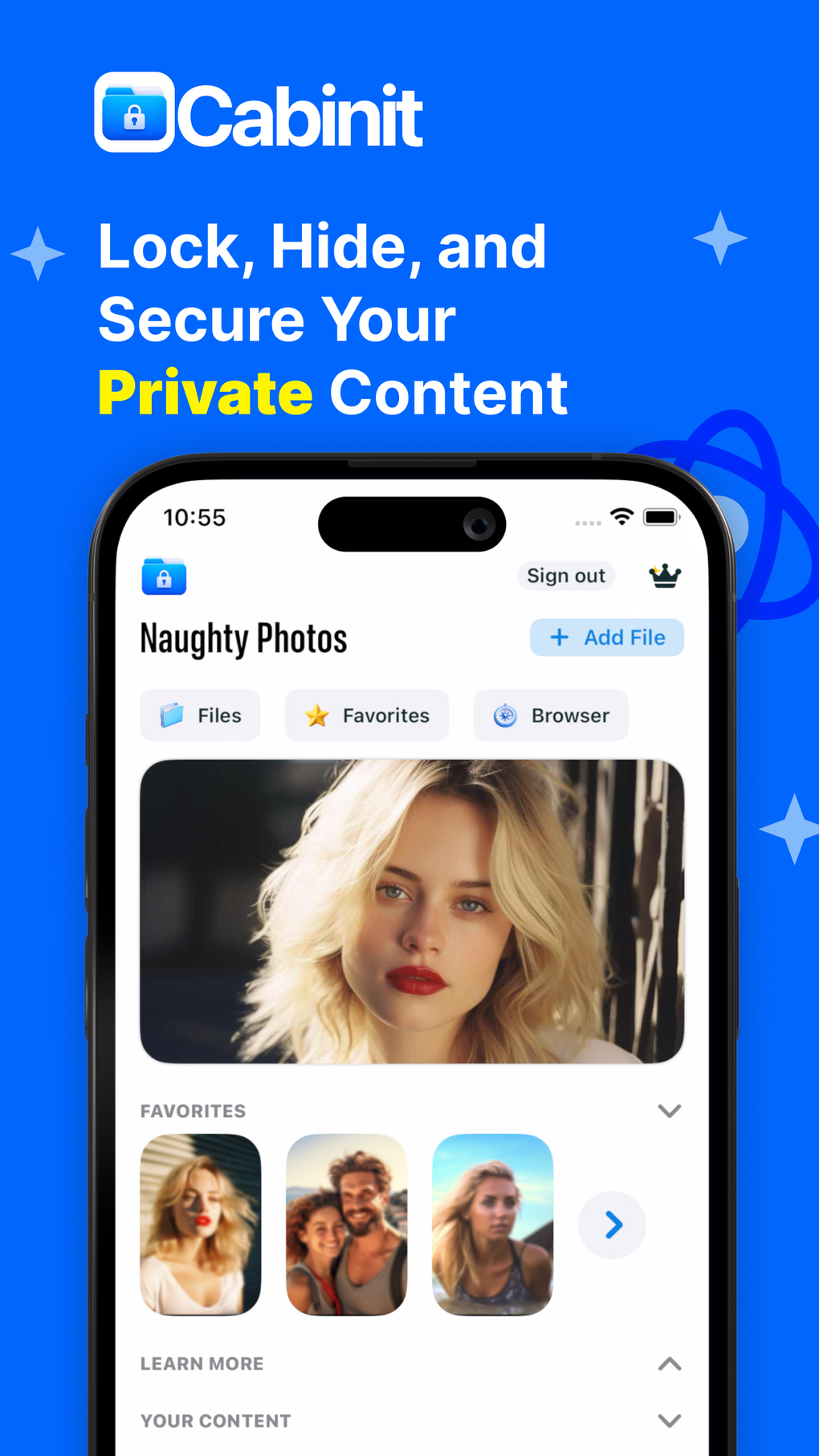 Cabinit: Private Photo Vault для iPhone — Скачать