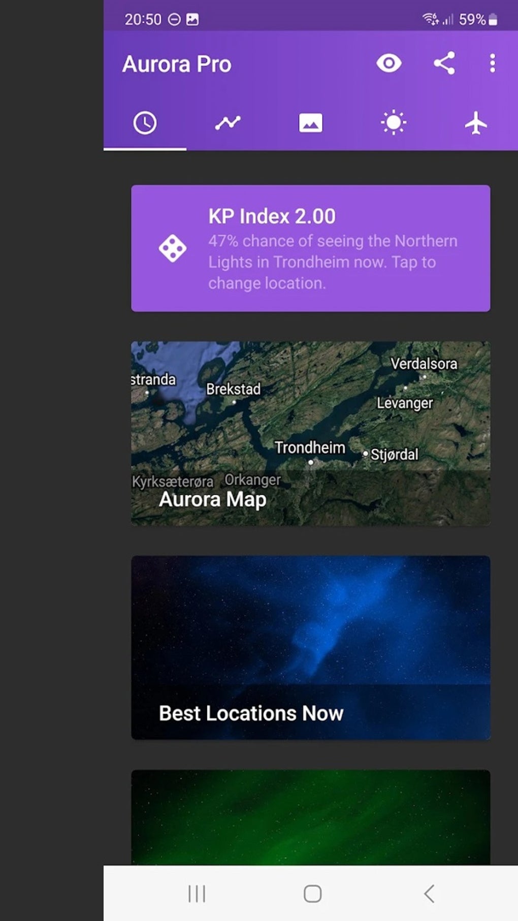 My Aurora Forecast & Alerts APK для Android — Скачать