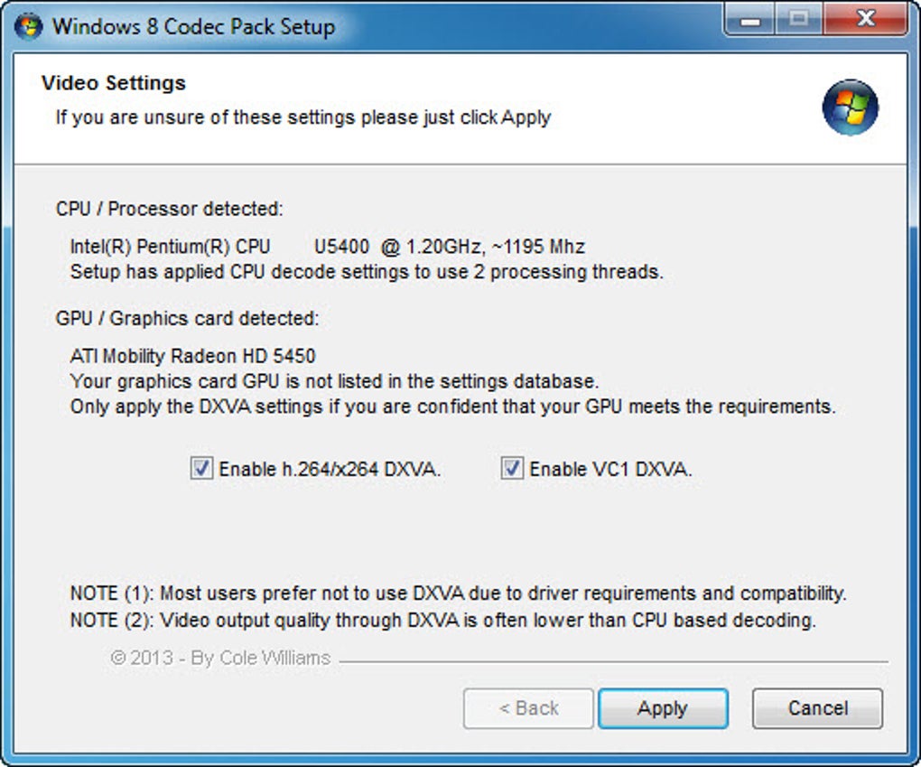 Windows 10 Codec Pack Windows Download