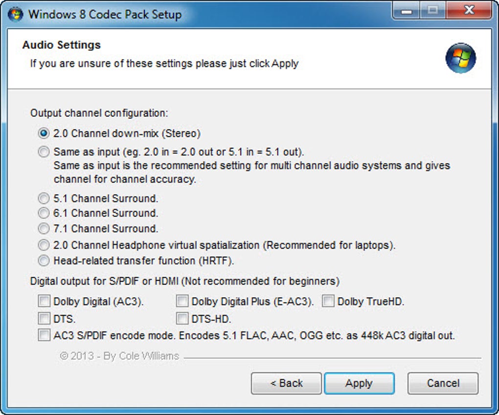 Windows 10 Codec Pack Windows Download