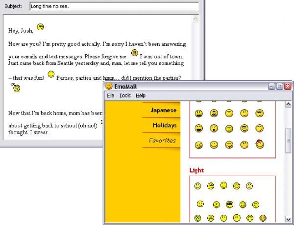Emoticons Mail - Télécharger