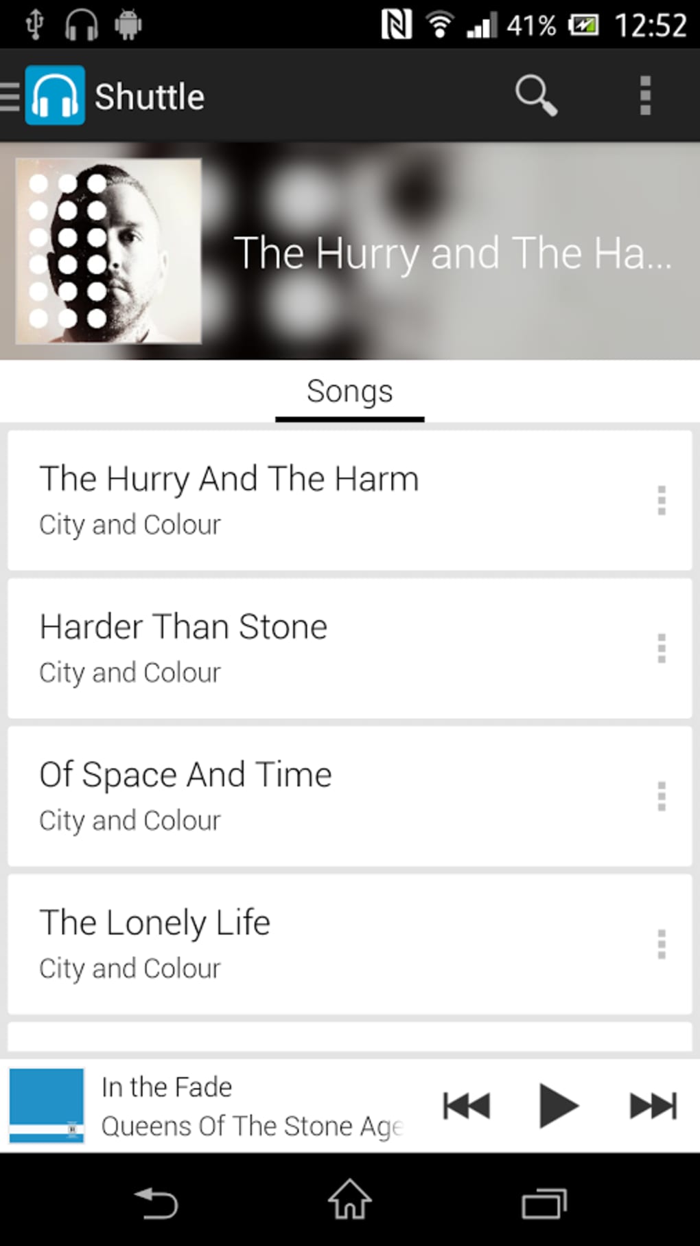 download shuttle music player pro apk