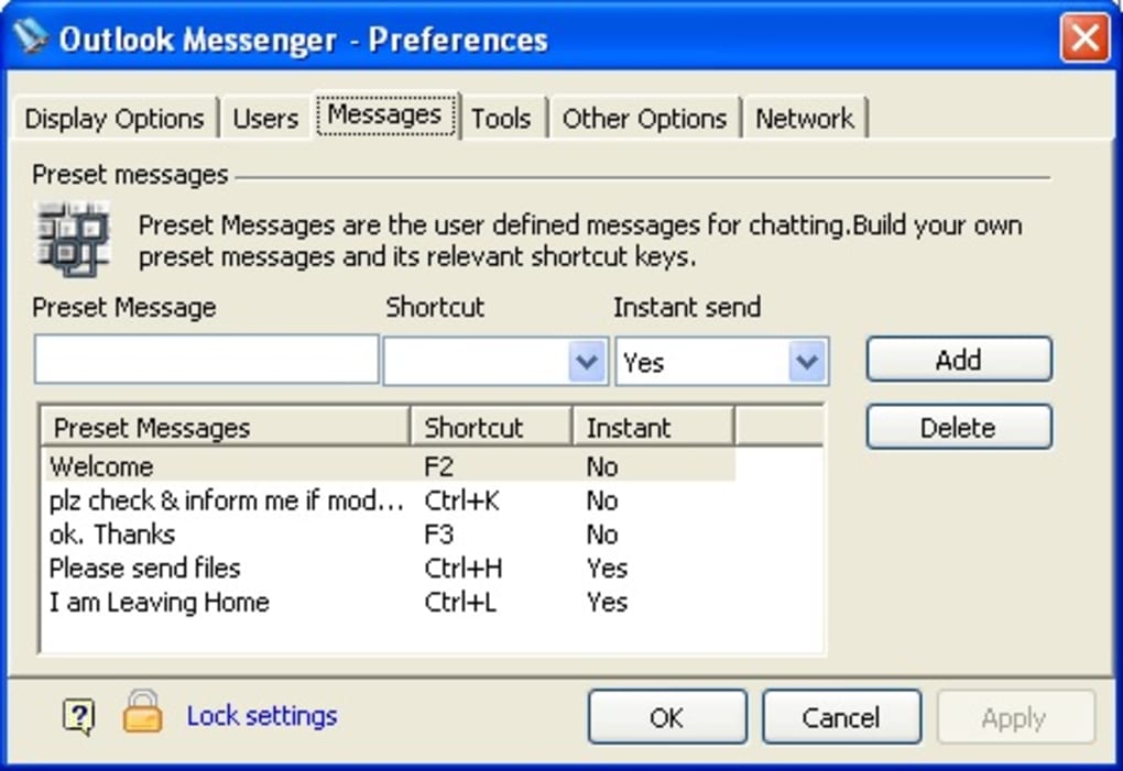 outlook messenger windows 10 free download