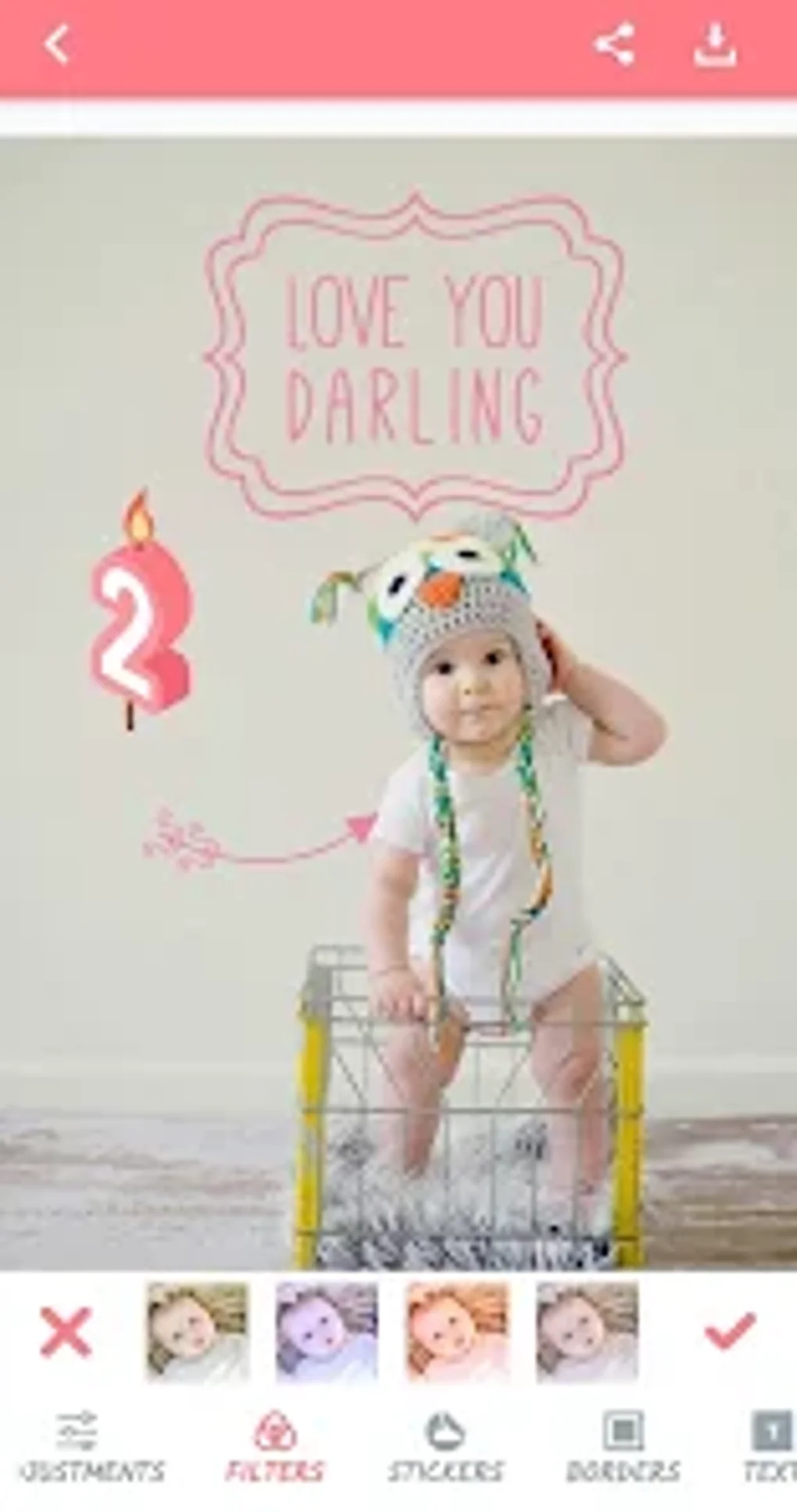 Baby PhotoEditor Milestone voor Android Download