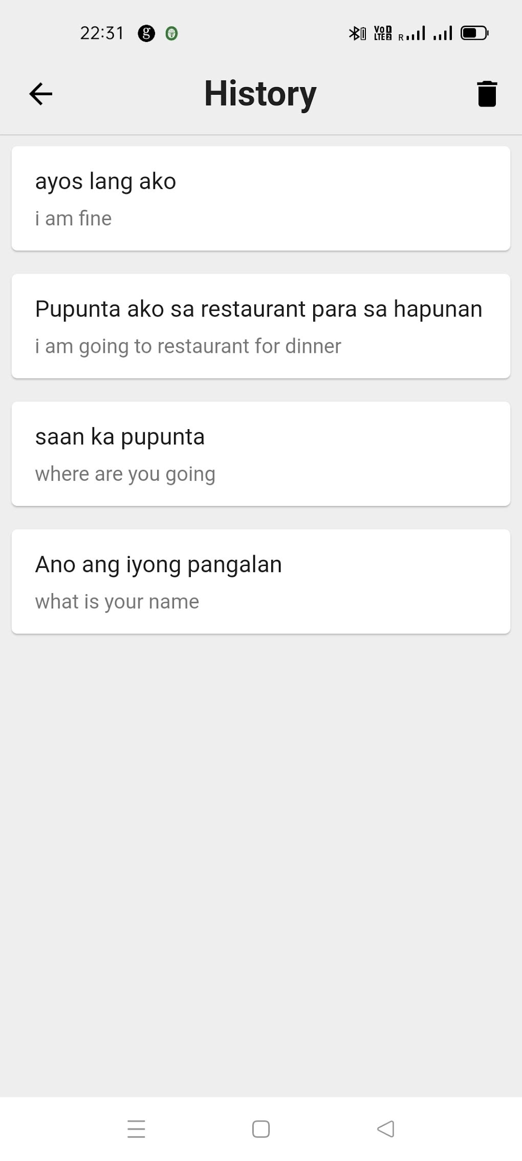 Tagalog To English Translator para Android - Download