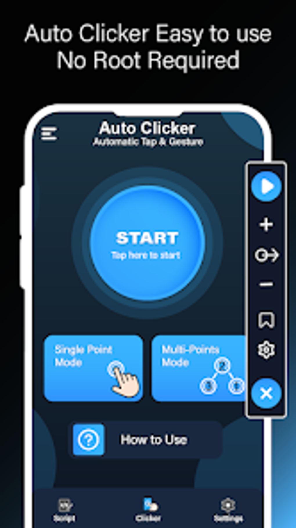 Auto Clicker Gaming Assistant для Android — Скачать