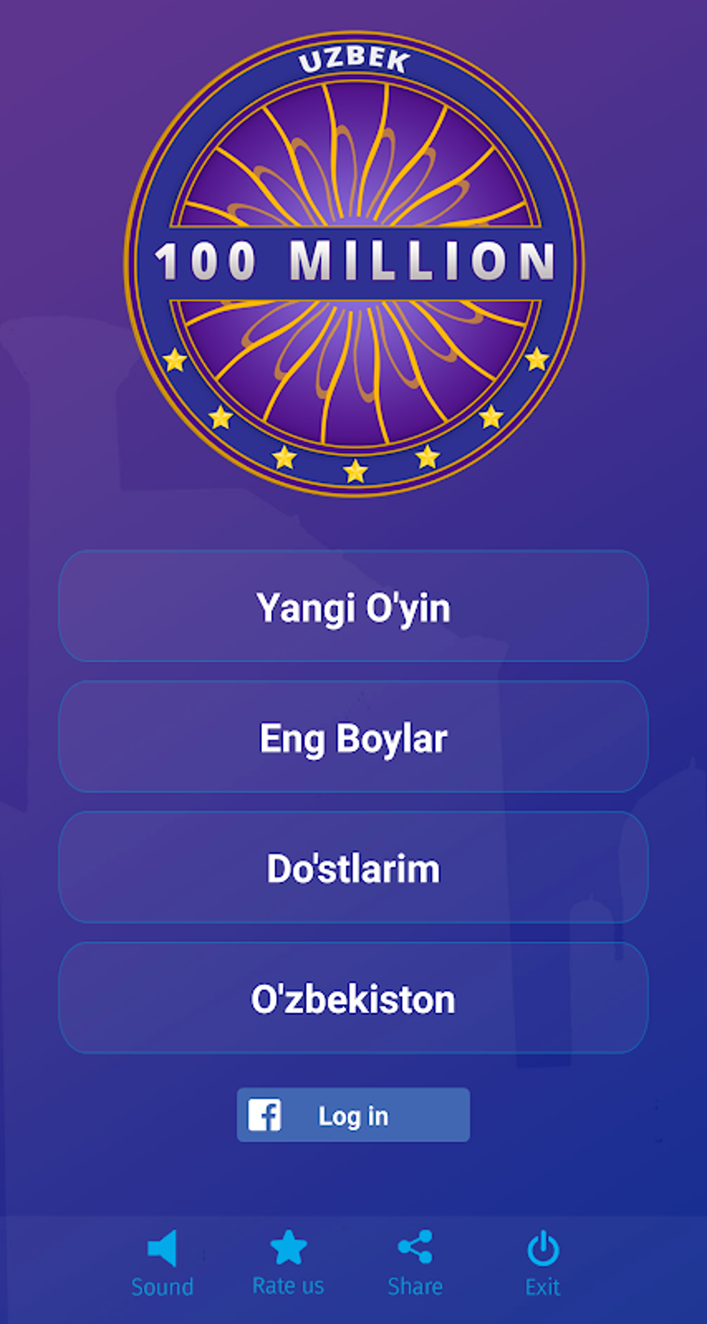 Uzbek Viktorina 2020 - 100 Million APK для Android — Скачать