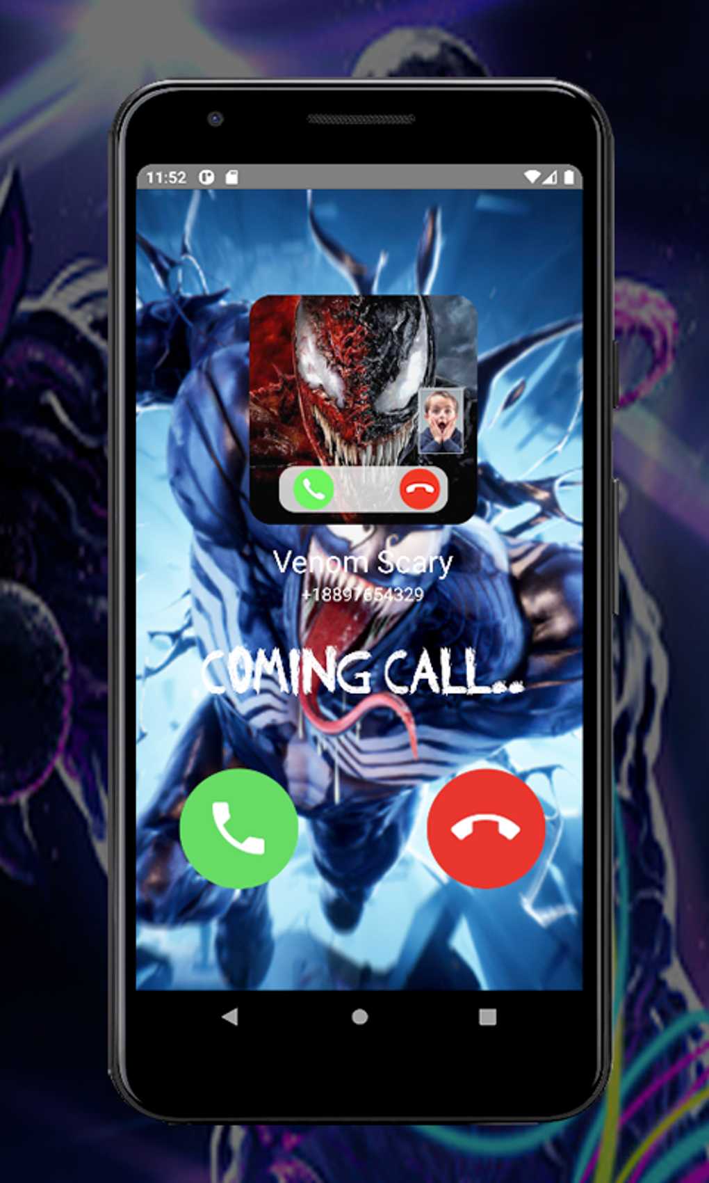 Venom Scary Spider Fake Call для Android — Скачать