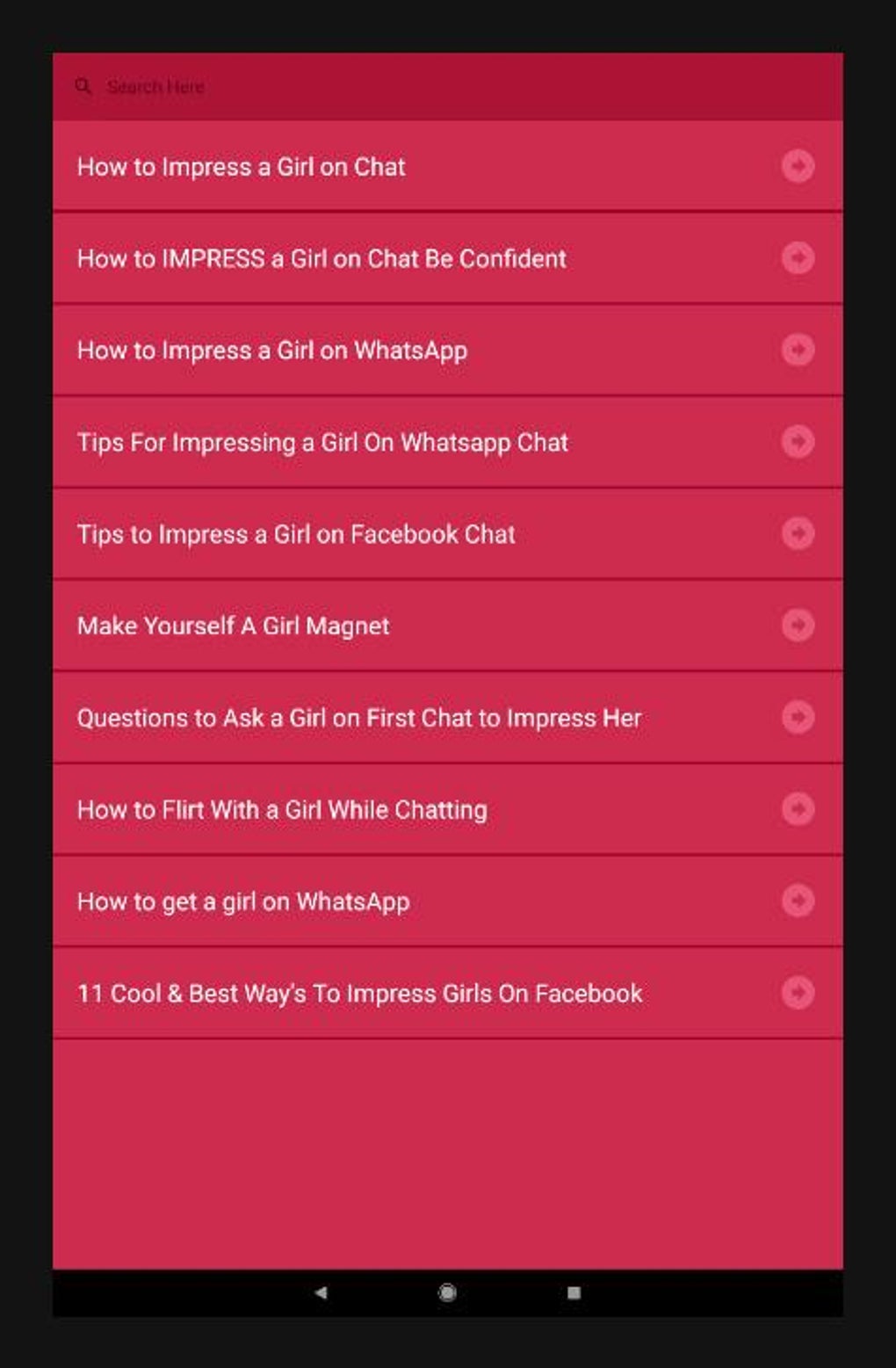 How To Impress A Girl On Chat APK for Android - Download