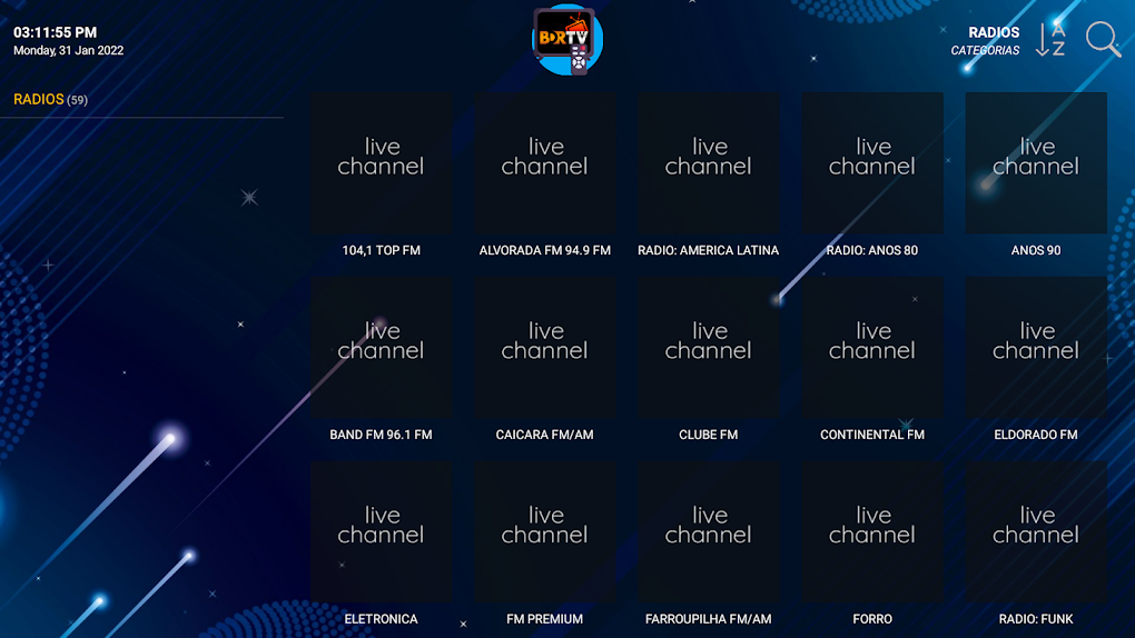 Bdrtv afrodite para android download
