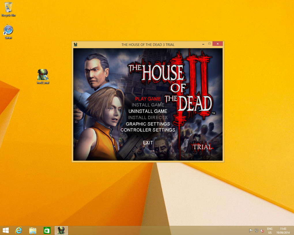 the house of the dead 3 game play