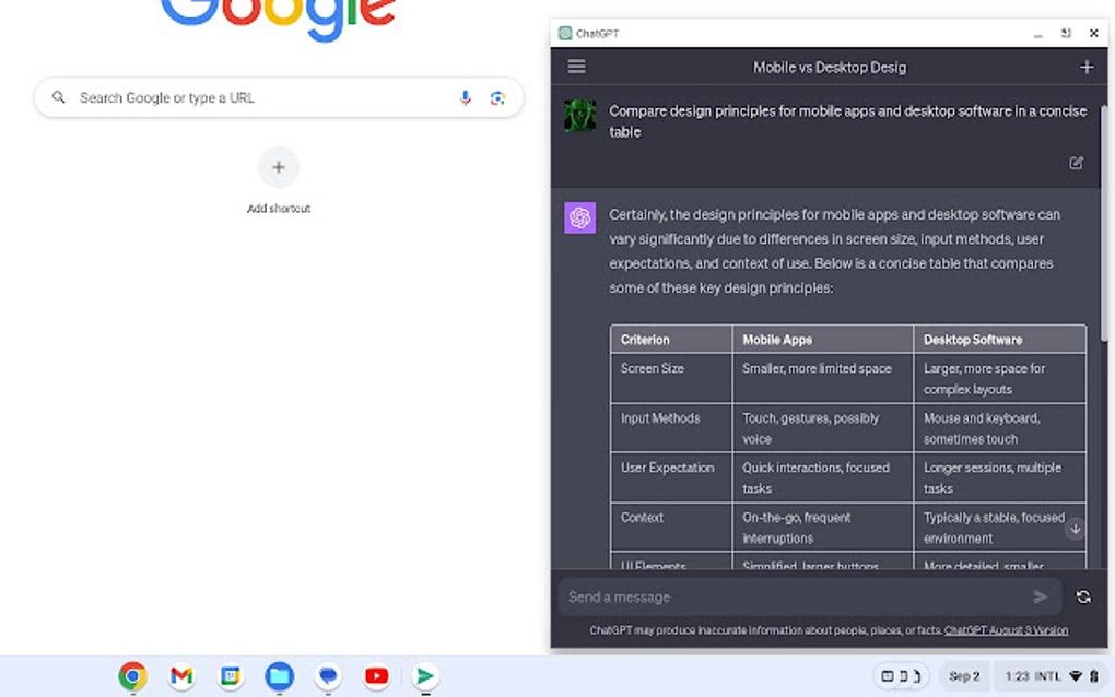 Chat GPT For Google Chrome 