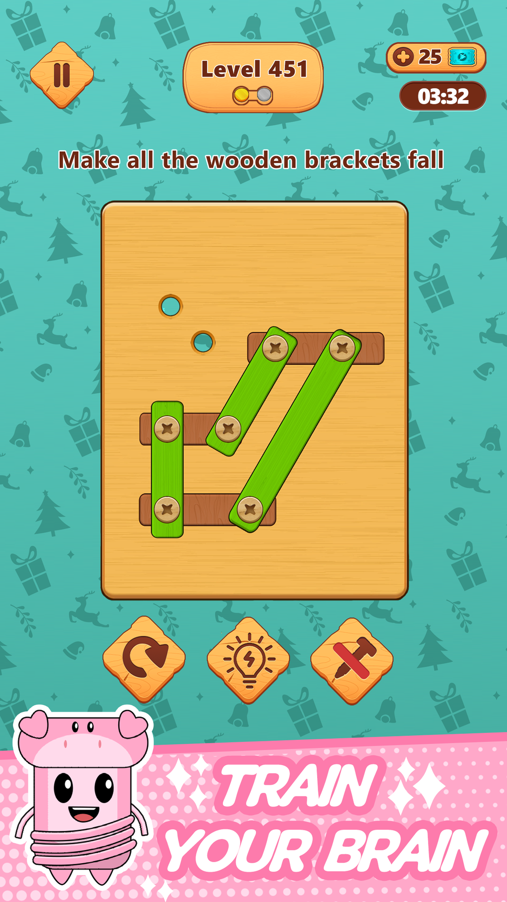 Wood Nuts Bolts Puzzle для iPhone — Скачать