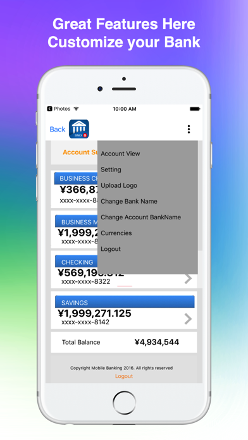 Fake Bank Pro for iPhone - Download