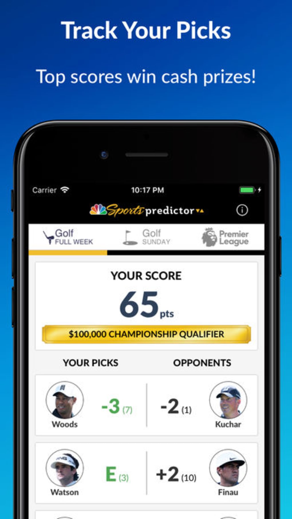 NBC Sports Predictor for iPhone - Download