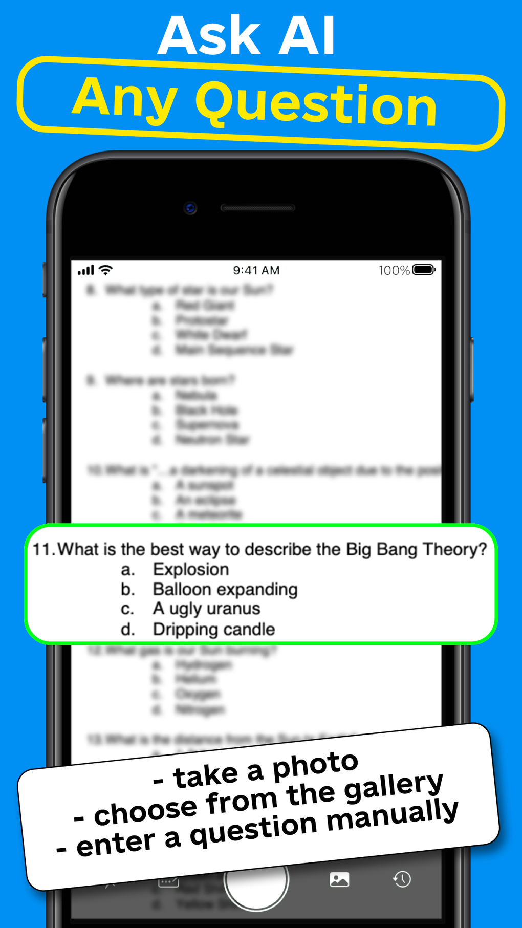 AI Answers: Solve Test Quickly для iPhone — Скачать