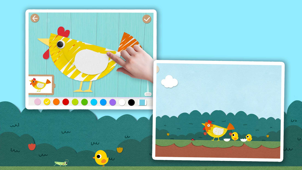 Paper plate art game kids art for iphone download