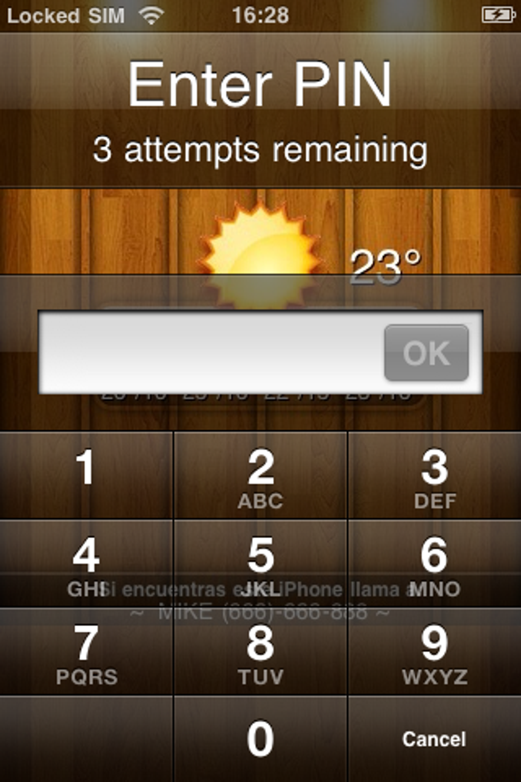 show weather on my home screen