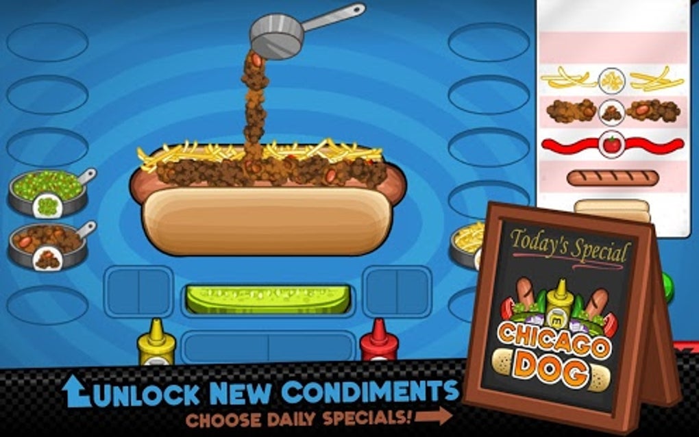 Papa s Hot Doggeria HD versão móvel andróide iOS apk baixar