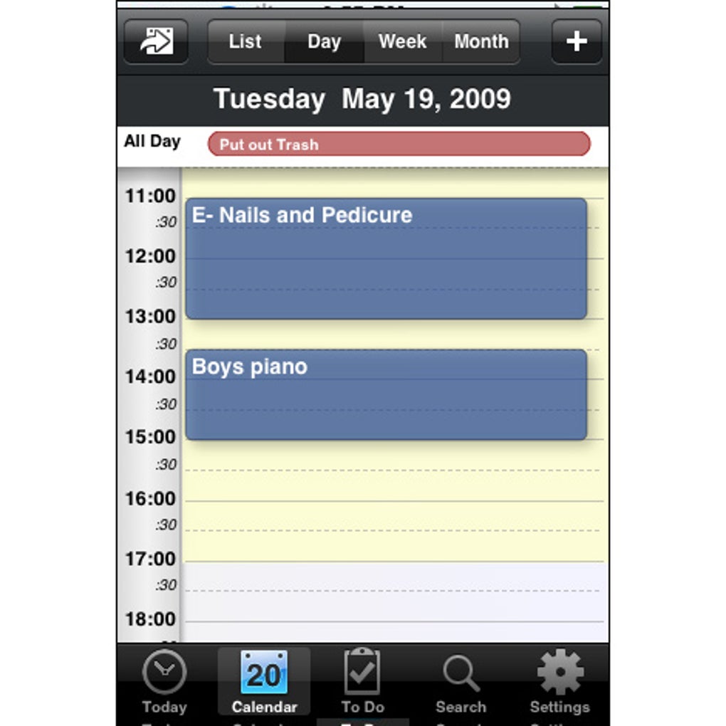 Pocket Informant para iPhone - Download