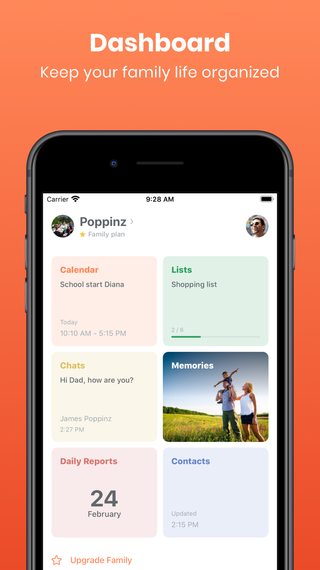 Poppinz Family Calendar App For IPhone Download