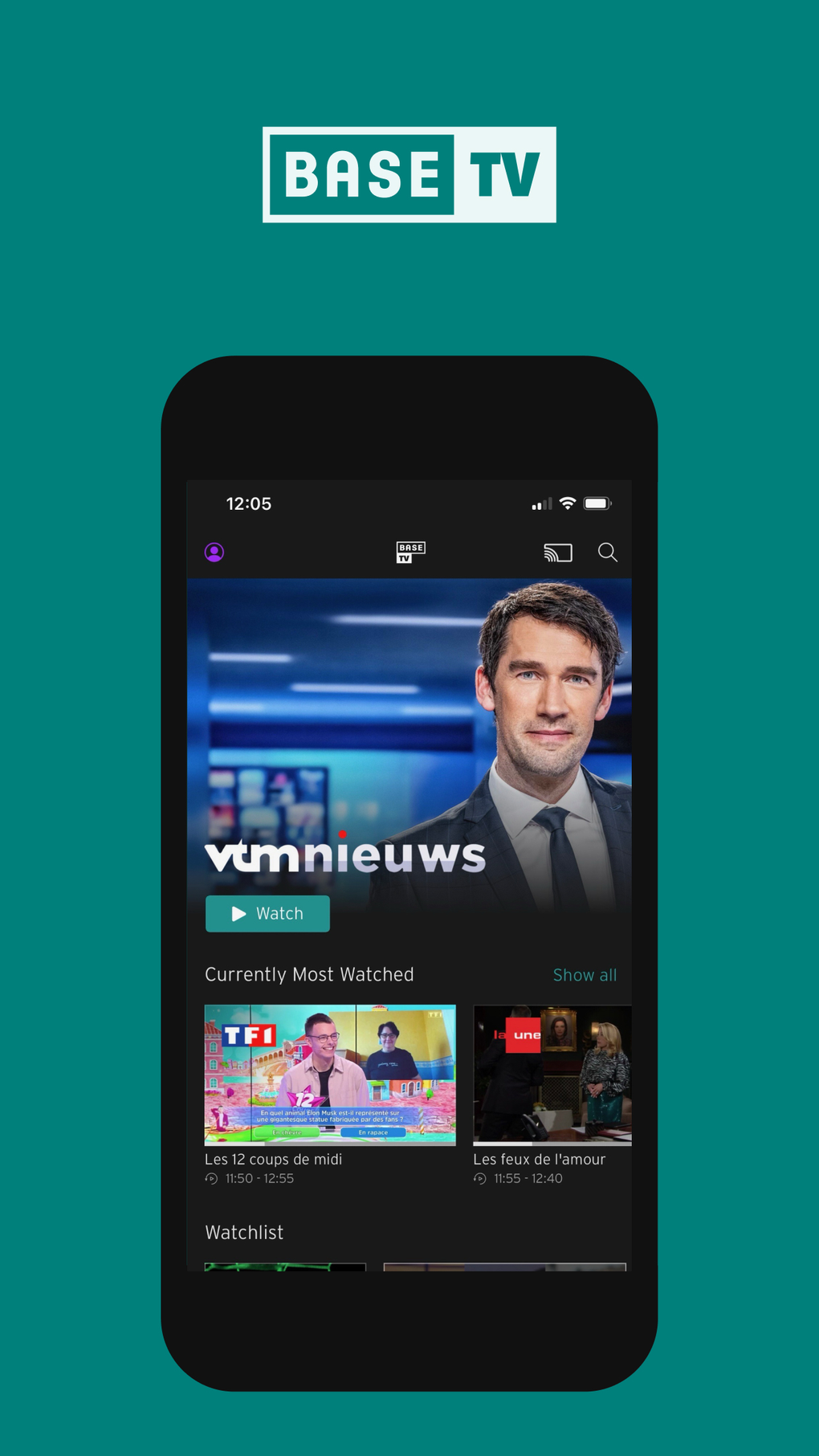 BASE TV для iPhone — Скачать