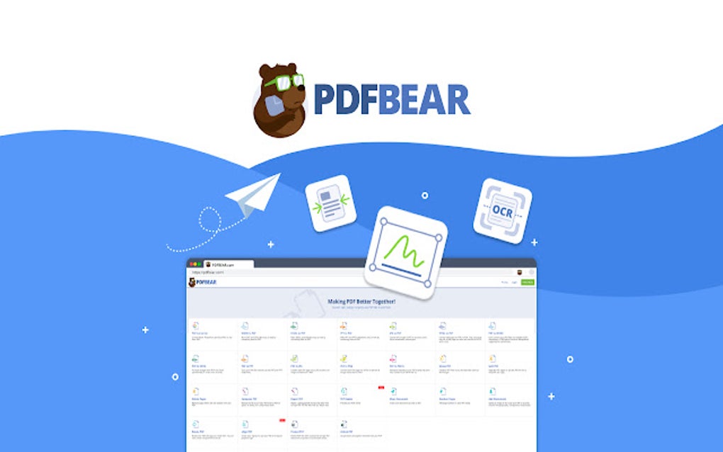 PDFBEAR - Convert, Merge, And Compress PDF Google Chrome Için - Eklenti ...