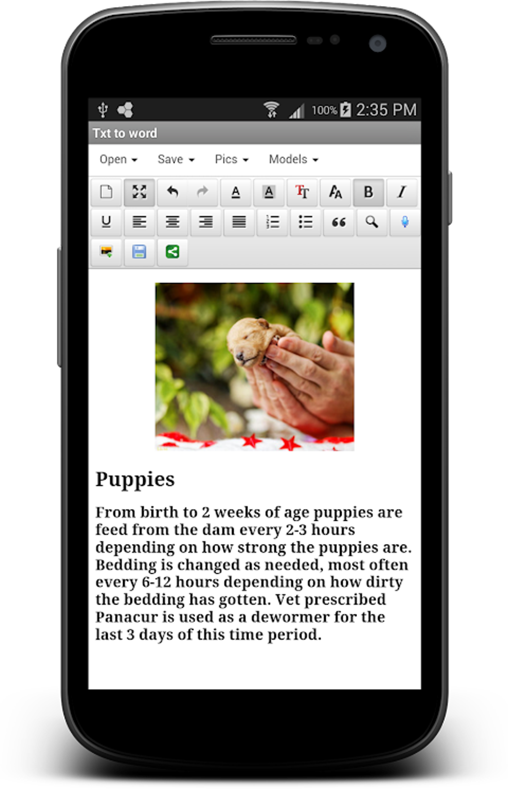 Txt to word APK для Android — Скачать